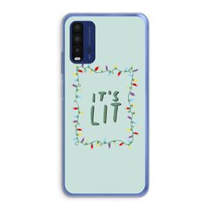 CaseCompany It's Lit: Xiaomi Redmi 9T Transparant Hoesje