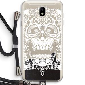 CaseCompany Seek & Destroy: Samsung Galaxy J7 (2017) Transparant Hoesje met koord