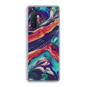 CaseCompany Chameleon Sun: Sony Xperia 5 II Transparant Hoesje