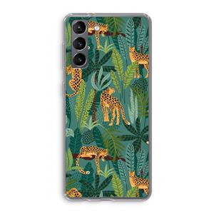 CaseCompany Luipaard 2: Samsung Galaxy S21 Transparant Hoesje