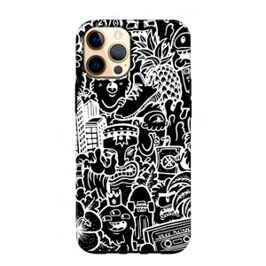CaseCompany Vexx Black Mixtape: iPhone 12 Pro Max Tough Case