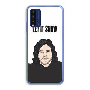 CaseCompany Let It Snow: Xiaomi Redmi 9T Transparant Hoesje