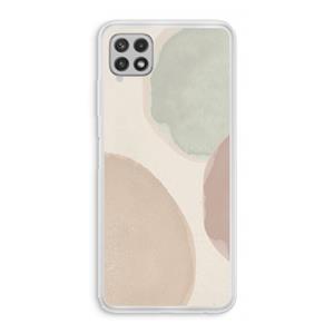 CaseCompany Geo #8: Samsung Galaxy A22 4G Transparant Hoesje