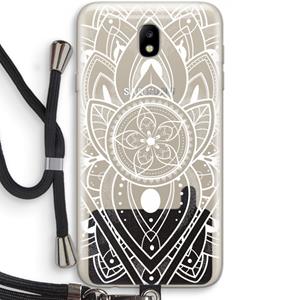 CaseCompany It's Complicated: Samsung Galaxy J7 (2017) Transparant Hoesje met koord
