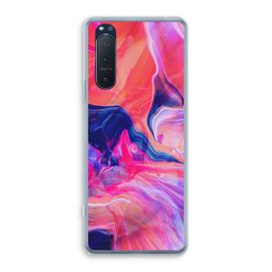 CaseCompany Earth And Ocean: Sony Xperia 5 II Transparant Hoesje