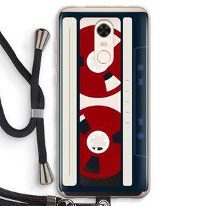 CaseCompany Here's your tape: Xiaomi Redmi 5 Transparant Hoesje met koord
