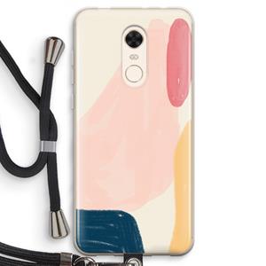 CaseCompany Saturday Flow: Xiaomi Redmi 5 Transparant Hoesje met koord