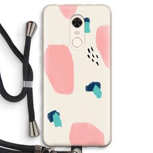 CaseCompany Monday Surprise: Xiaomi Redmi 5 Transparant Hoesje met koord