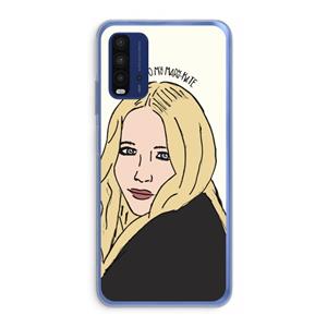 CaseCompany Mary Kate: Xiaomi Redmi 9T Transparant Hoesje
