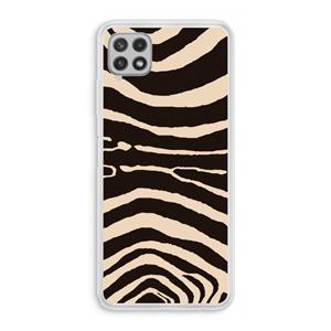 CaseCompany Arizona Zebra: Samsung Galaxy A22 4G Transparant Hoesje