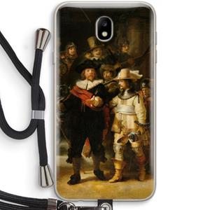 CaseCompany De Nachtwacht: Samsung Galaxy J7 (2017) Transparant Hoesje met koord