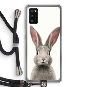 CaseCompany Daisy: Samsung Galaxy A41 Transparant Hoesje met koord