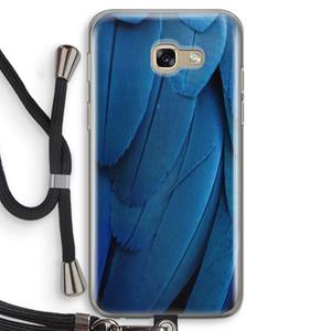 CaseCompany Pauw: Samsung Galaxy A5 (2017) Transparant Hoesje met koord