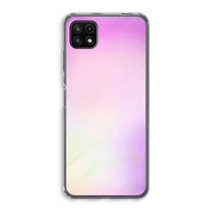 CaseCompany Flow mist pastel: Samsung Galaxy A22 5G Transparant Hoesje