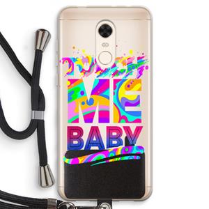 CaseCompany Touch Me: Xiaomi Redmi 5 Transparant Hoesje met koord