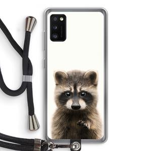 CaseCompany Rocco: Samsung Galaxy A41 Transparant Hoesje met koord