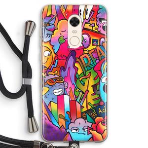 CaseCompany Dreams: Xiaomi Redmi 5 Transparant Hoesje met koord