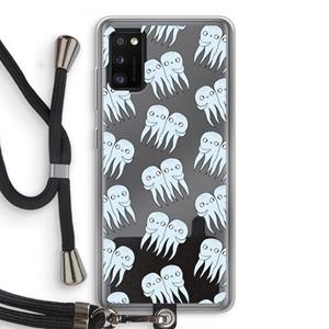 CaseCompany Octopussen: Samsung Galaxy A41 Transparant Hoesje met koord