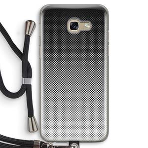 CaseCompany Musketon Halftone: Samsung Galaxy A5 (2017) Transparant Hoesje met koord