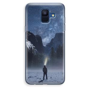 CaseCompany Wanderlust: Samsung Galaxy A6 (2018) Transparant Hoesje