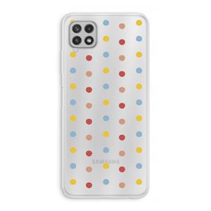 CaseCompany Bollen: Samsung Galaxy A22 4G Transparant Hoesje