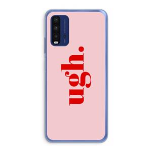 CaseCompany Ugh: Xiaomi Redmi 9T Transparant Hoesje