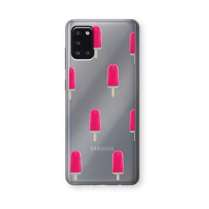 CaseCompany Waterijsje: Samsung Galaxy A31 Transparant Hoesje