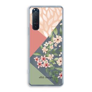 CaseCompany Sweet heaven geometrics: Sony Xperia 5 II Transparant Hoesje