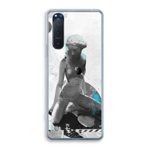 CaseCompany I will not feel a thing: Sony Xperia 5 II Transparant Hoesje