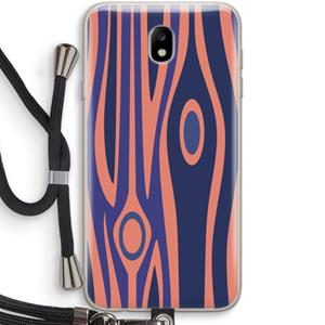 CaseCompany Bast A: Samsung Galaxy J7 (2017) Transparant Hoesje met koord