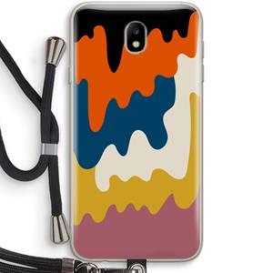 CaseCompany Baar A: Samsung Galaxy J7 (2017) Transparant Hoesje met koord