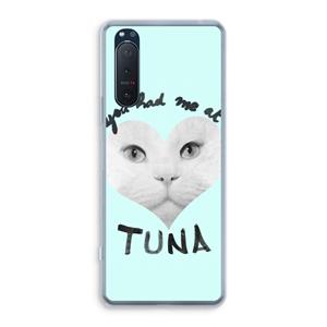 CaseCompany You had me at tuna: Sony Xperia 5 II Transparant Hoesje