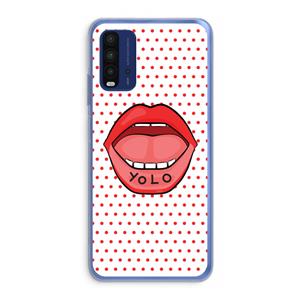 CaseCompany Yolo Denise: Xiaomi Redmi 9T Transparant Hoesje