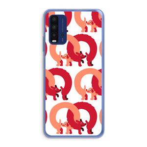 CaseCompany Dogs: Xiaomi Redmi 9T Transparant Hoesje