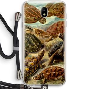 CaseCompany Haeckel Chelonia: Samsung Galaxy J7 (2017) Transparant Hoesje met koord
