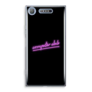 CaseCompany Vice Black: Sony Xperia XZ1 Transparant Hoesje
