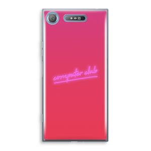 CaseCompany Vice Glow: Sony Xperia XZ1 Transparant Hoesje