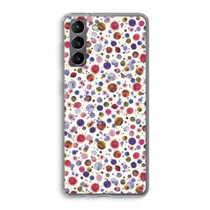 CaseCompany Planets Space: Samsung Galaxy S21 Transparant Hoesje