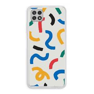 CaseCompany Illustratieve pop 2: Samsung Galaxy A22 4G Transparant Hoesje
