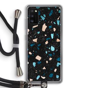 CaseCompany Terrazzo N°11: Samsung Galaxy A41 Transparant Hoesje met koord