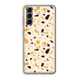 CaseCompany Terrazzo N°13: Samsung Galaxy S21 Transparant Hoesje