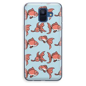 CaseCompany Blub: Samsung Galaxy A6 (2018) Transparant Hoesje