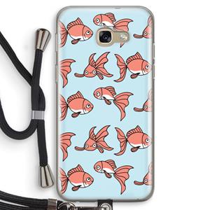 CaseCompany Blub: Samsung Galaxy A5 (2017) Transparant Hoesje met koord