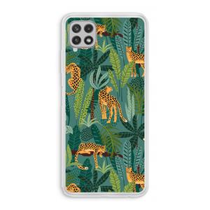 CaseCompany Luipaard 2: Samsung Galaxy A22 4G Transparant Hoesje