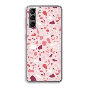 CaseCompany Terrazzo N°15: Samsung Galaxy S21 Transparant Hoesje