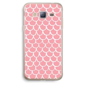 CaseCompany Dakpannetjes: Samsung Galaxy J3 (2016) Transparant Hoesje