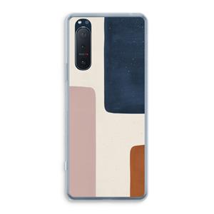 CaseCompany Geo #5: Sony Xperia 5 II Transparant Hoesje