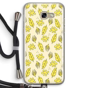 CaseCompany Herfst: Samsung Galaxy A5 (2017) Transparant Hoesje met koord