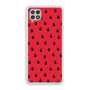 CaseCompany Watermelon: Samsung Galaxy A22 4G Transparant Hoesje