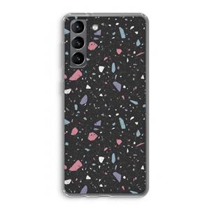 CaseCompany Terrazzo N°16: Samsung Galaxy S21 Transparant Hoesje